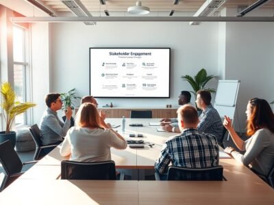 Stakeholder engagement strategies